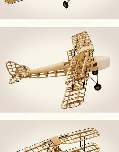 4米双翼航模固定翼飞机 模型拼装套材